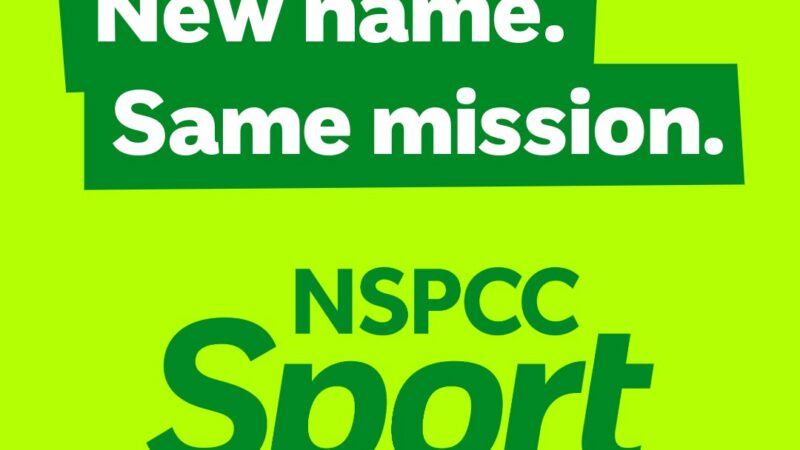 NSPCC Sport Hi Vis Green New Name Same Mission